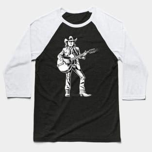 Dwight Yoakam Playing Guitar Baseball T-Shirt